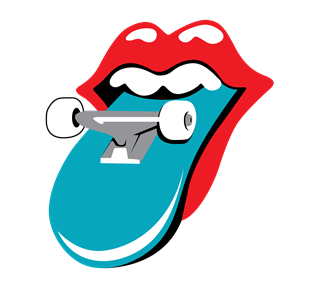 Roling Stone Skateboard Sticker