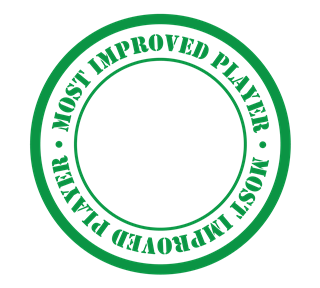 Most Improved Player Sticker