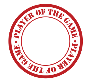 Player Of The Game Sticker