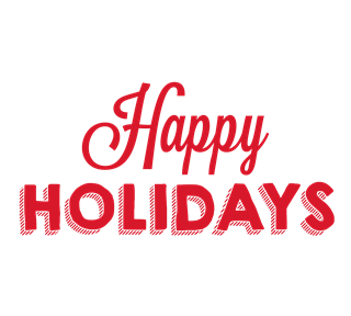 Red Christmas Banner Sticker