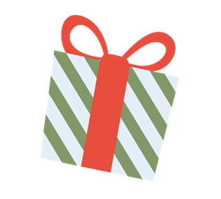 Holiday Christmas Gift Sticker
