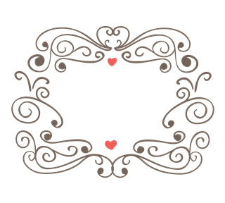 Wedding Border Sticker