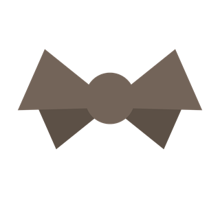 Wedding Bowtie Man Sticker