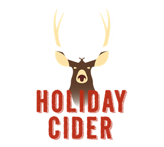 Holiday Cider Christmas Deer Sticker