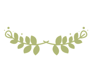 Wedding Laurels Sticker