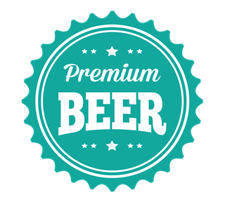 Premium Beer Sticker