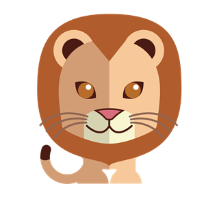 Mini Lion Sticker