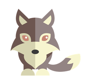 Wolf Sticker