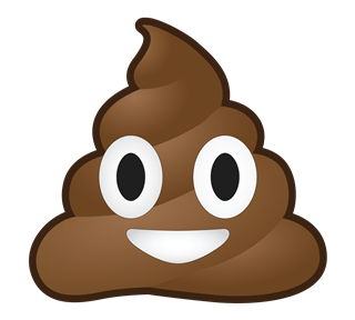 Emoji Poop Sticker