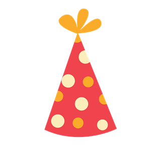 Party Hat 3 Sticker