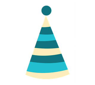Party Hat 4 Sticker