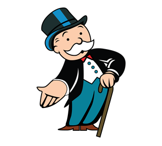 Rich Man Sticker