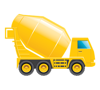 Cement Mixer Sticker
