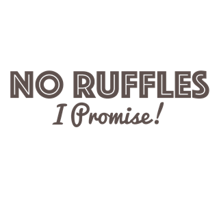 No Ruffles Sticker