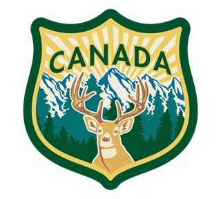 Canada Wilderness Badge Sticker