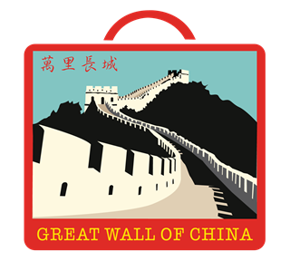 Great Wall of China Sticker