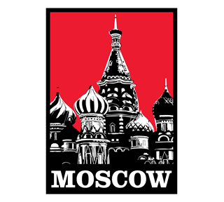 Moscow Sticker