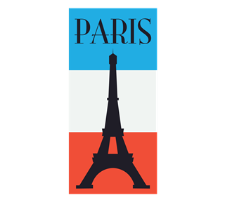 Paris Eiffel Tower Sticker