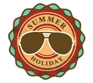 Summer Holiday Sticker
