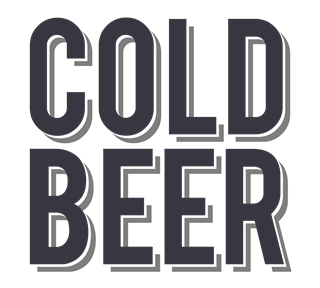 Cold Beer Sticker