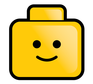Brick Man Face Sticker