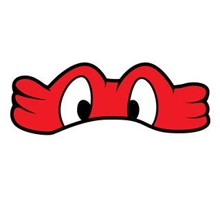 Cartoon Ninja Mask Sticker