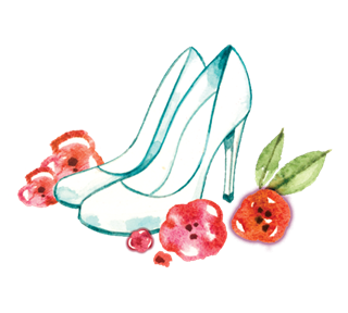 Bride Shoes Sticker