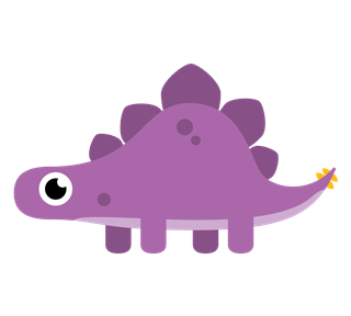 Stegasaurus Dinosaur Sticker