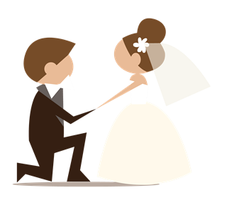 Wedding Couple 2 Sticker