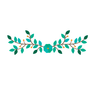 Enchanted Flower Branch Sticker