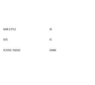 Beer Form Horizontal Sticker
