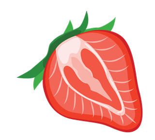 Strawberry Slice Sticker