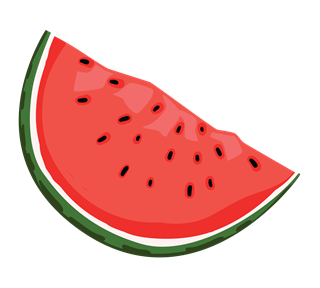 Watermelon Slice Sticker