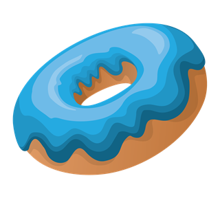Donut Colorable Sticker