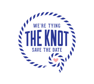 Tying the Knot Sticker