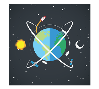 SpaceBackground Sticker