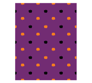 Halloween Pumpkin Pattern Sticker