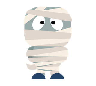 Halloween Mummy Sticker