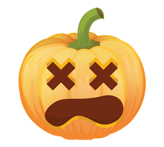 Jack O'Lantern 7 Sticker