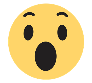 Shocked Emoji Sticker