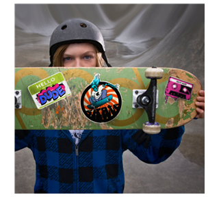 Skateboard_C.jpg Sticker