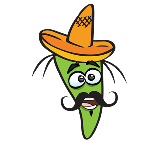Funny Green Pepper Sticker