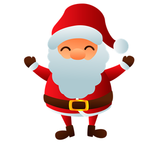 Christmas Santa Cheer Sticker