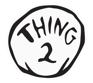 Thing 2 Sticker