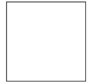 Square Border - Thin Sticker