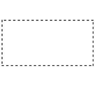 Rectangle Border Stitch Sticker