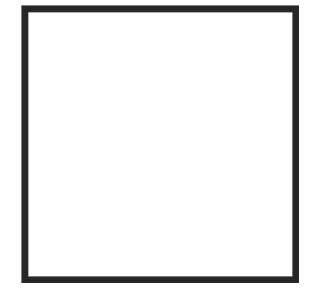 Square Border Medium Sticker