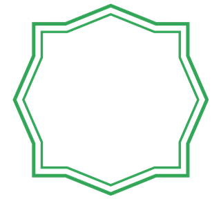 Geometric Frame Sticker