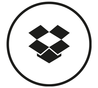 Dropbox Outline Sticker