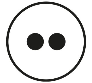 Flickr Outline Sticker